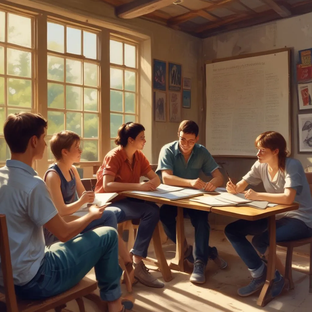 Language learning sessions for students