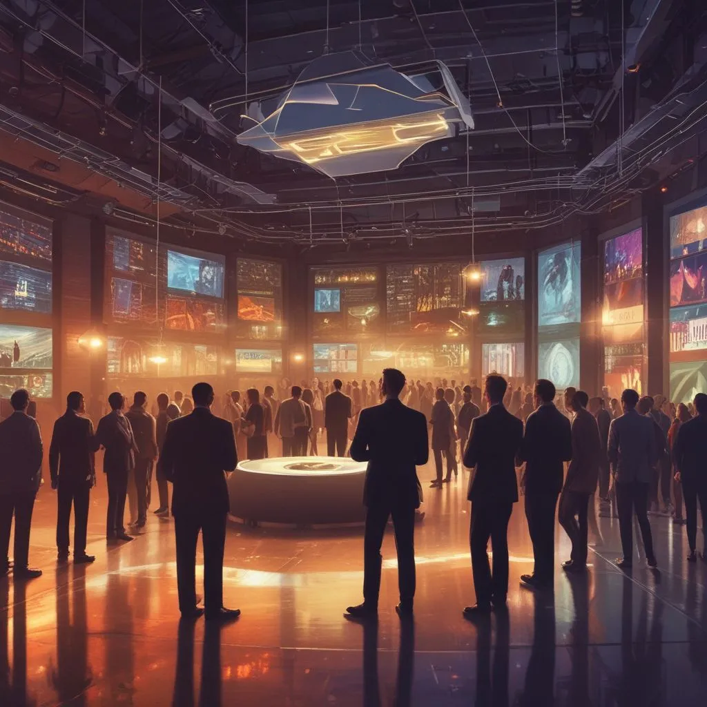 networking event on a virtual platform