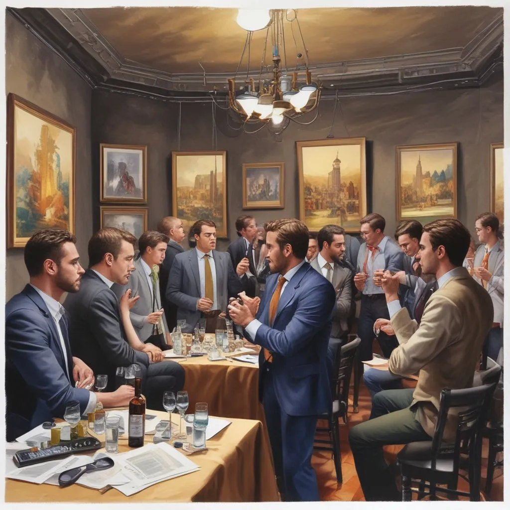 networking event with young professionals