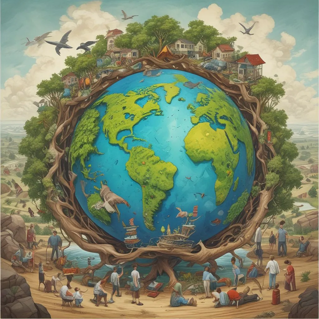 Online learning on sustainability