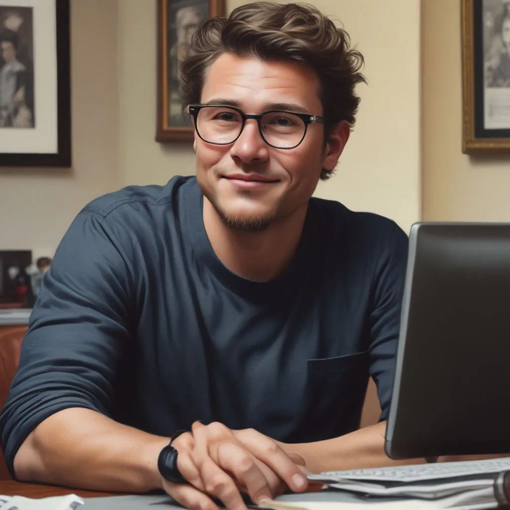 person looking at the camera during an online interview