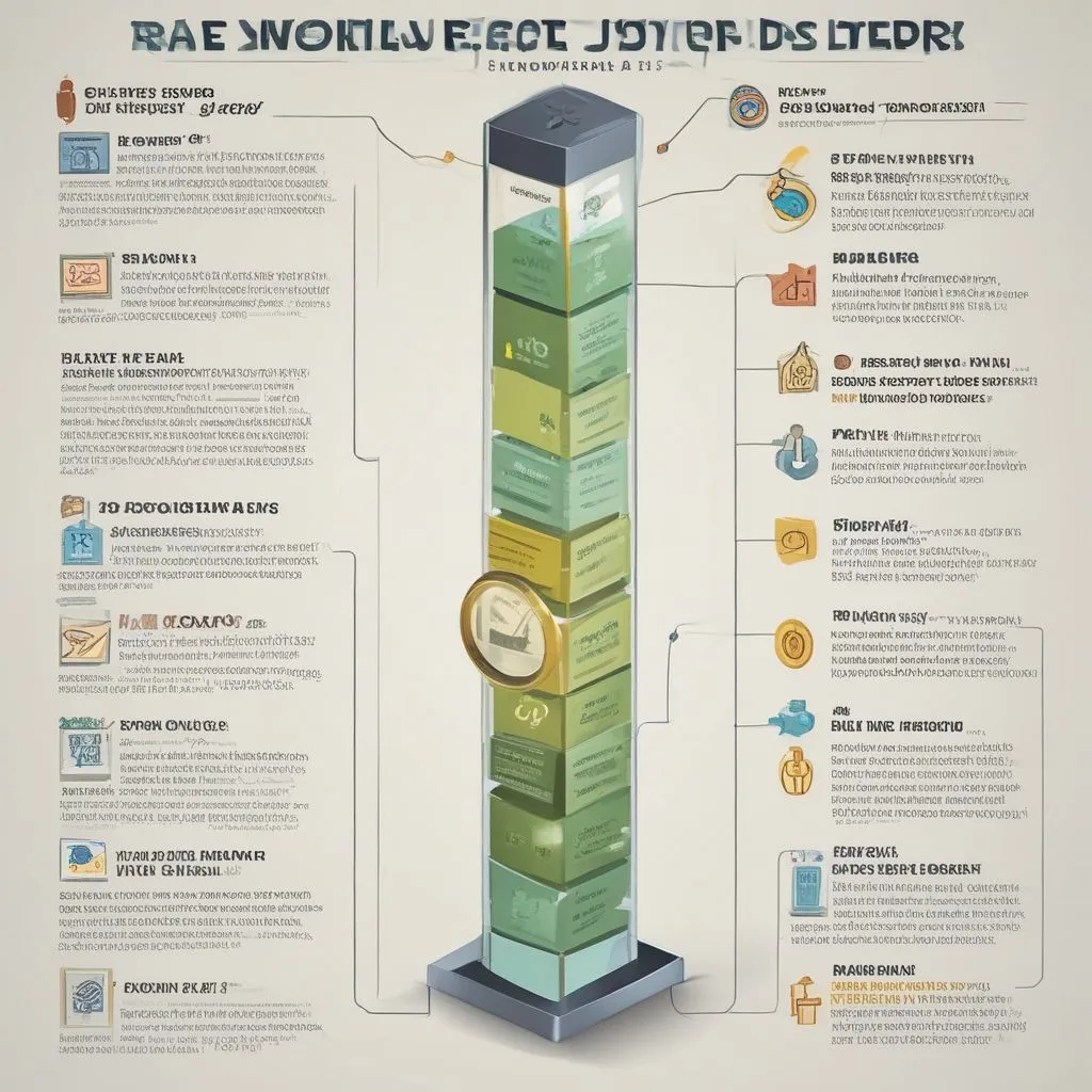 Side-by-side comparison chart of salary, benefits, and perks for two job offers, with a magnifying glass over the "growth" column