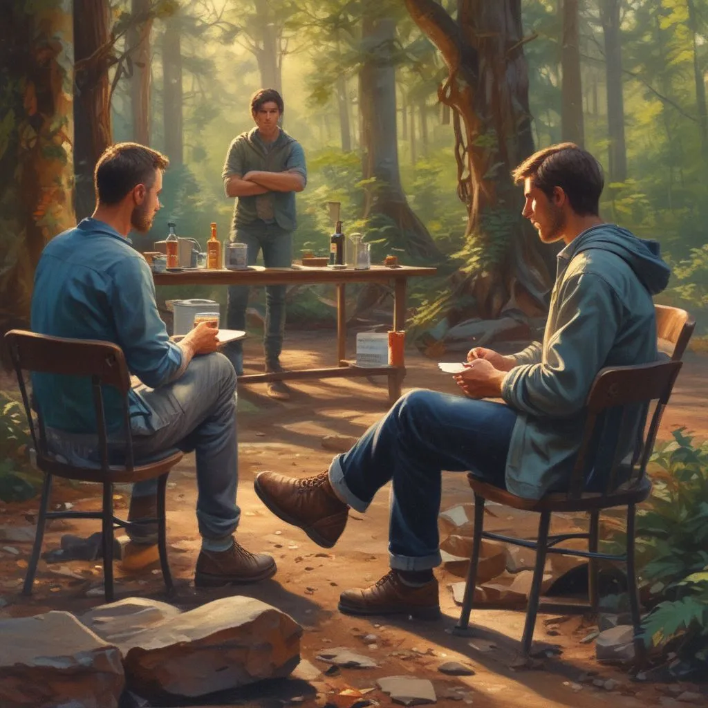 Student consulting a counselor