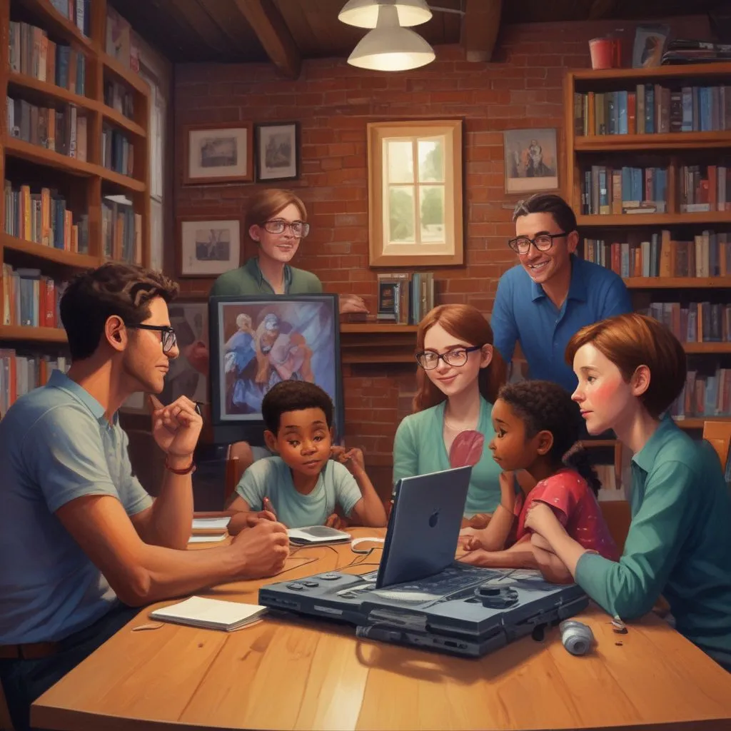 student video calling family