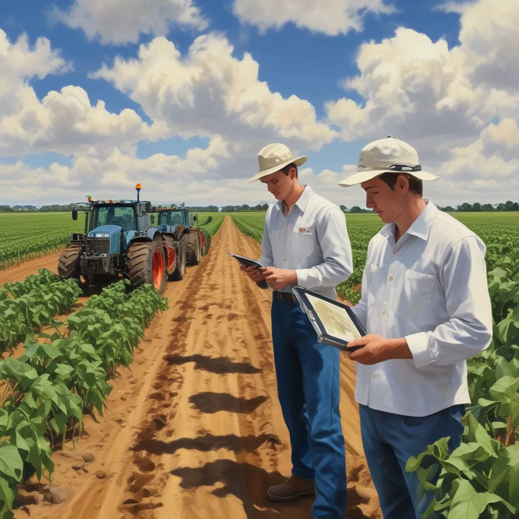 students engaged in agritech research and innovation