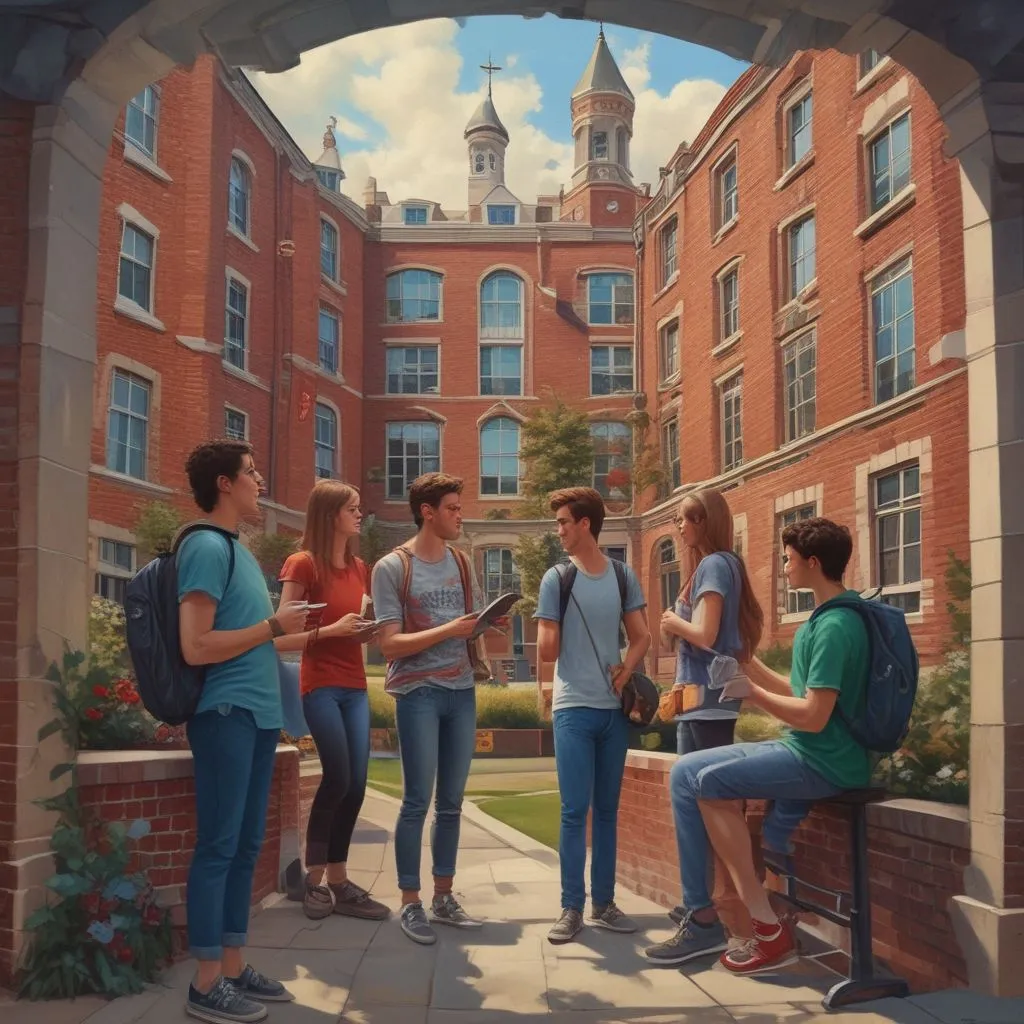students exploring college options online