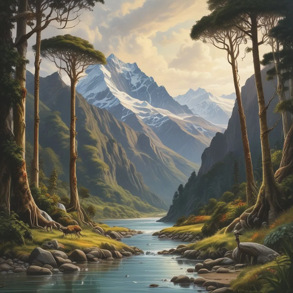 students exploring New Zealand's scenic beauty
