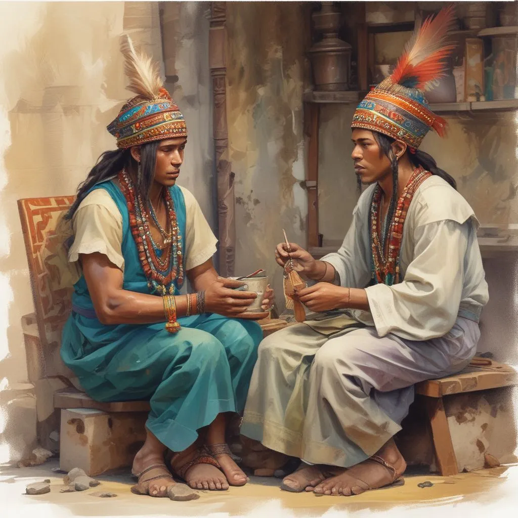 students sharing cultural experiences