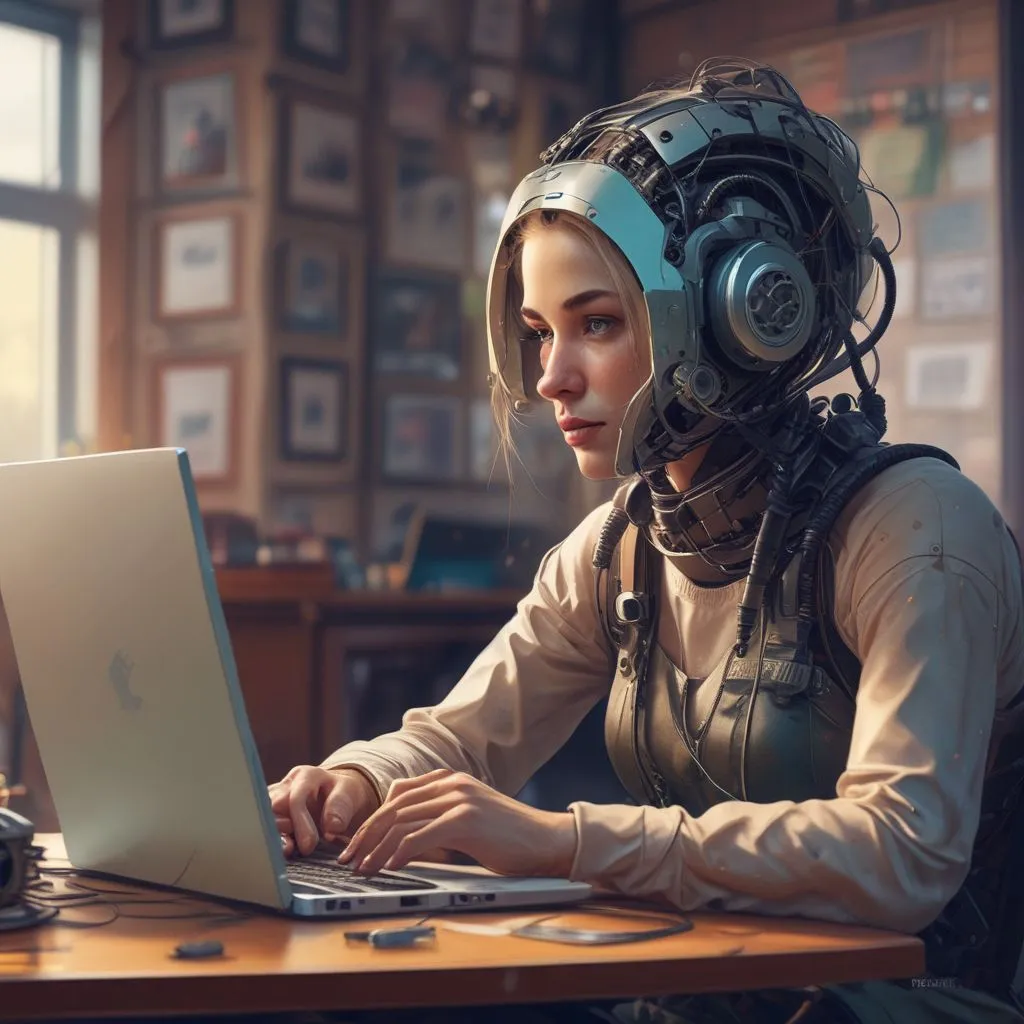 students studying online AI courses
