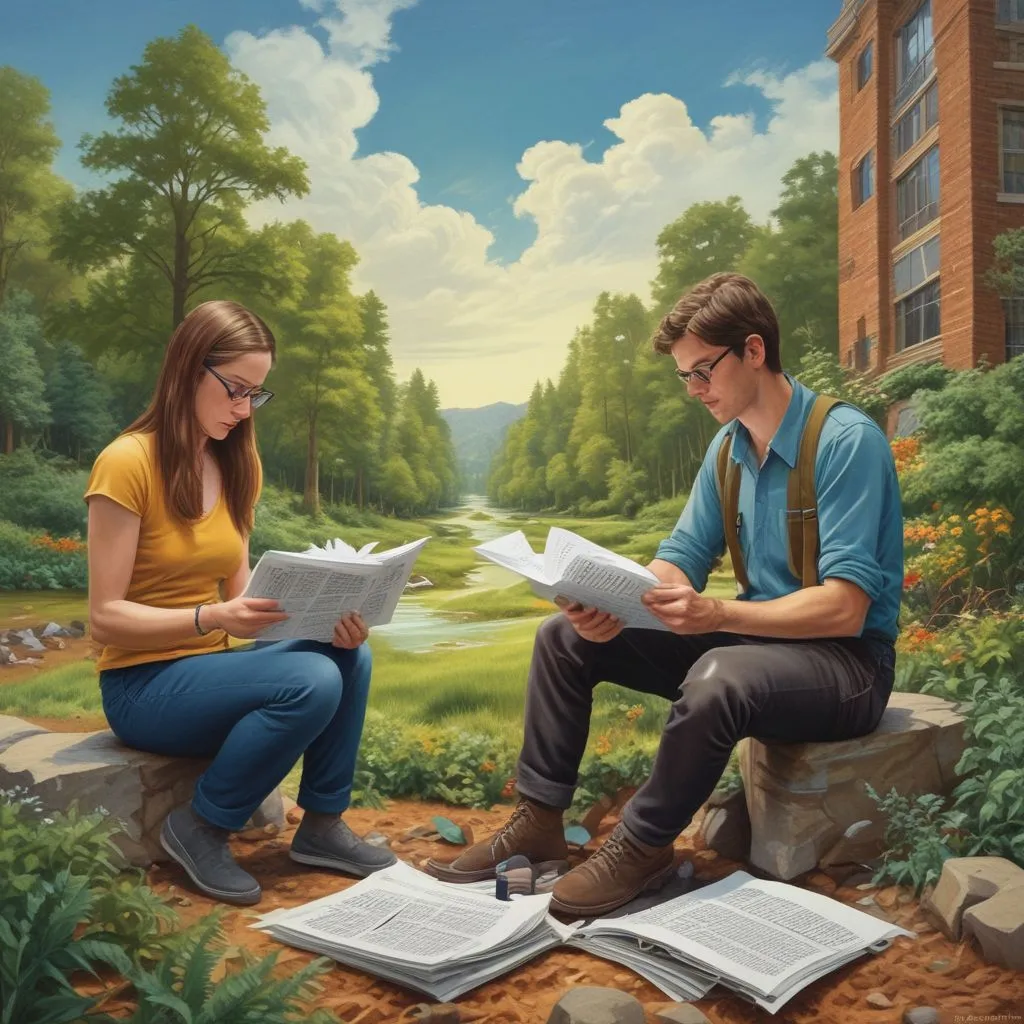 students studying sustainable finance