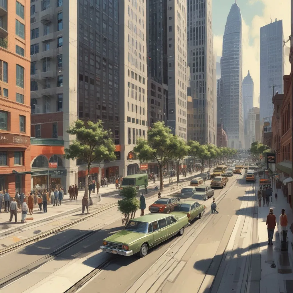 urban planners discussing sustainable city designs