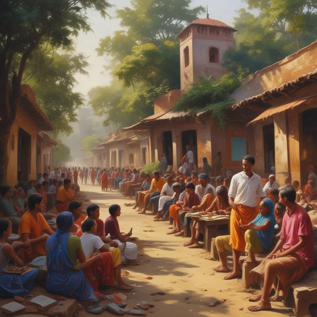 Volunteering event in India