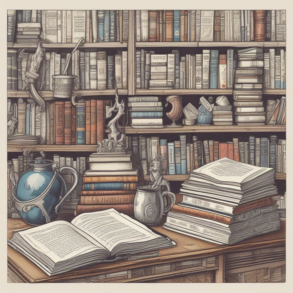 an assortment of certification exam materials including books, study guides, and practice tests