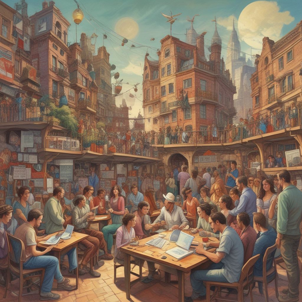 Visual representation of social entrepreneurship in action