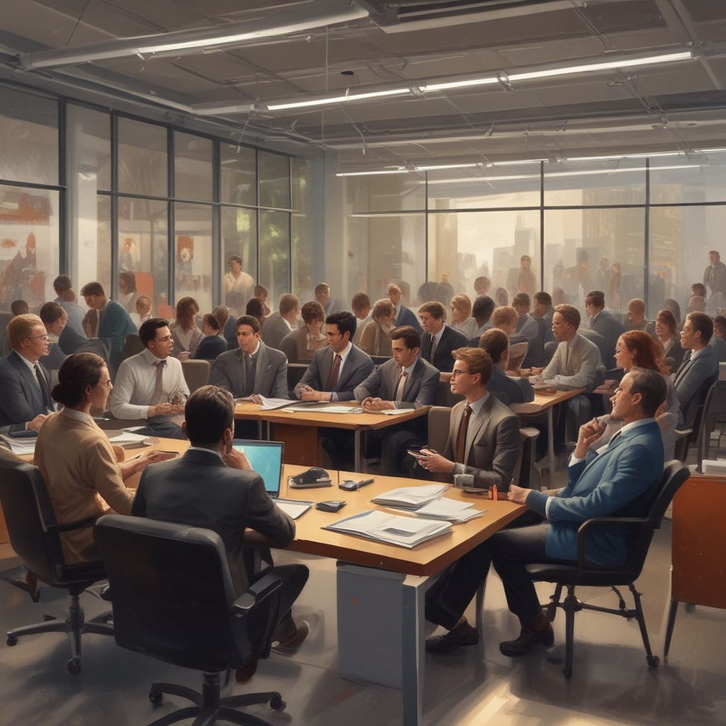 people engaging in emotional intelligence training in a modern office