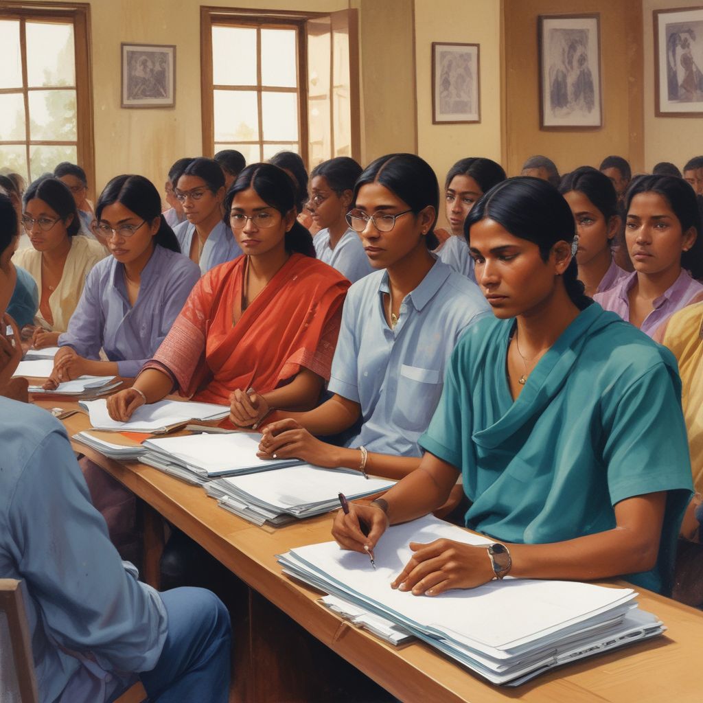 Indian students in a global health seminar