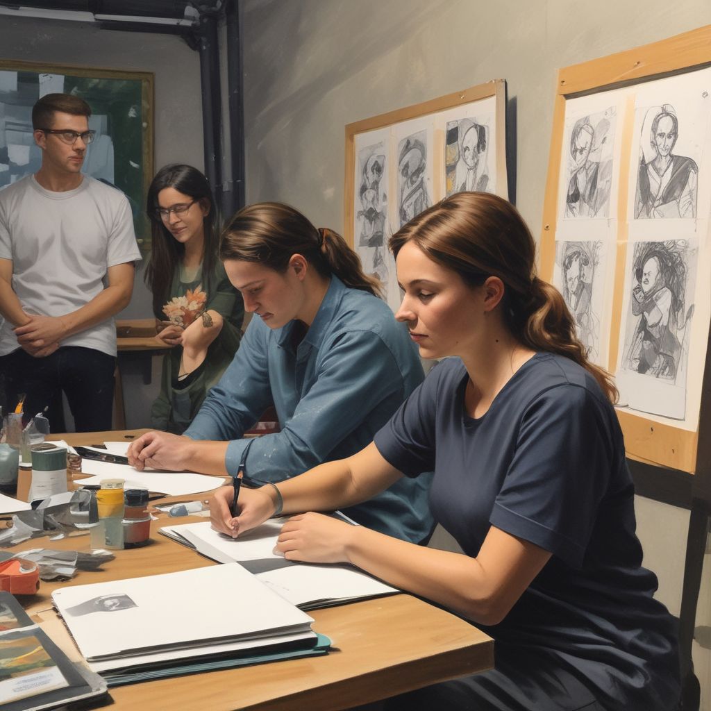students in a workshop on mental health and career skills