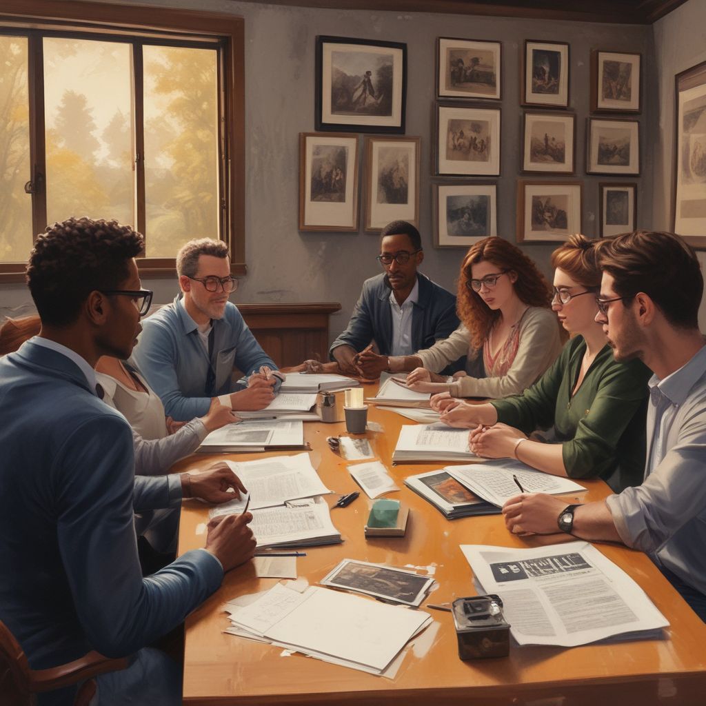 virtual mentorship session with diverse professionals
