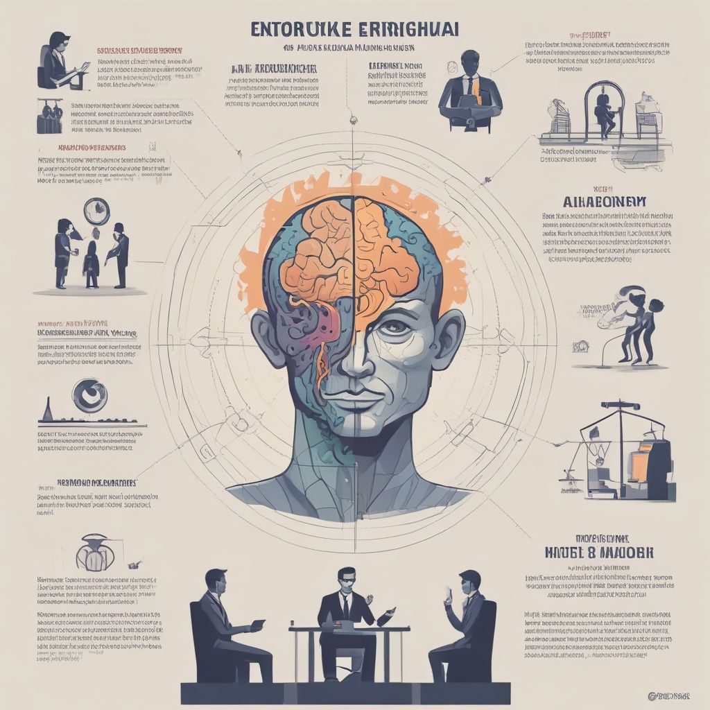 an infographic illustrating emotional intelligence and leadership in hybrid work environments