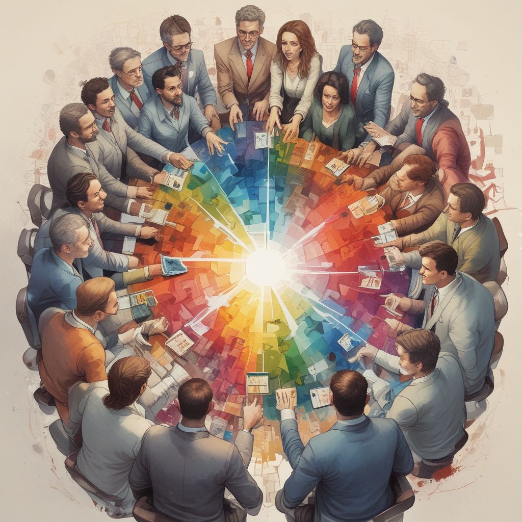 diverse team collaborating with emotional intelligence