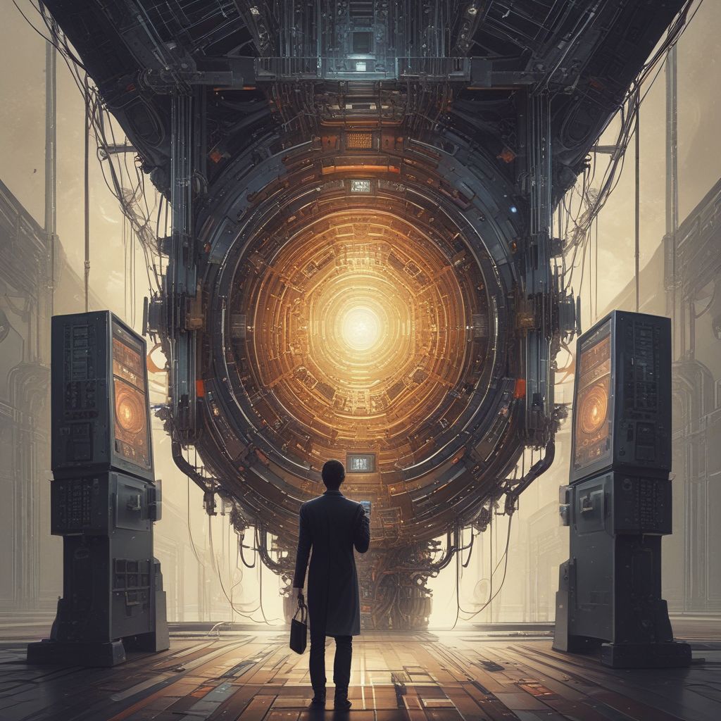 quantum computer and cryptography visual