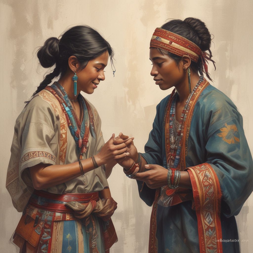 students sharing cultural experiences and building connections