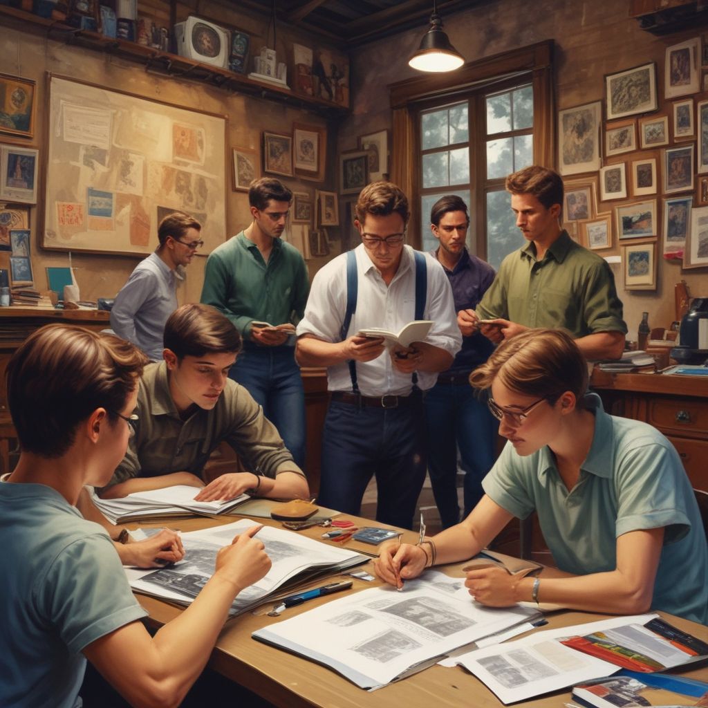 students collaborating and communicating effectively