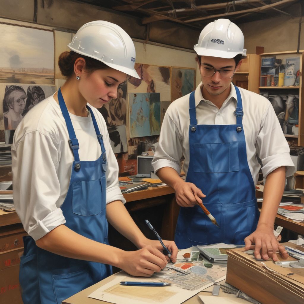 students engaging in job shadowing activities