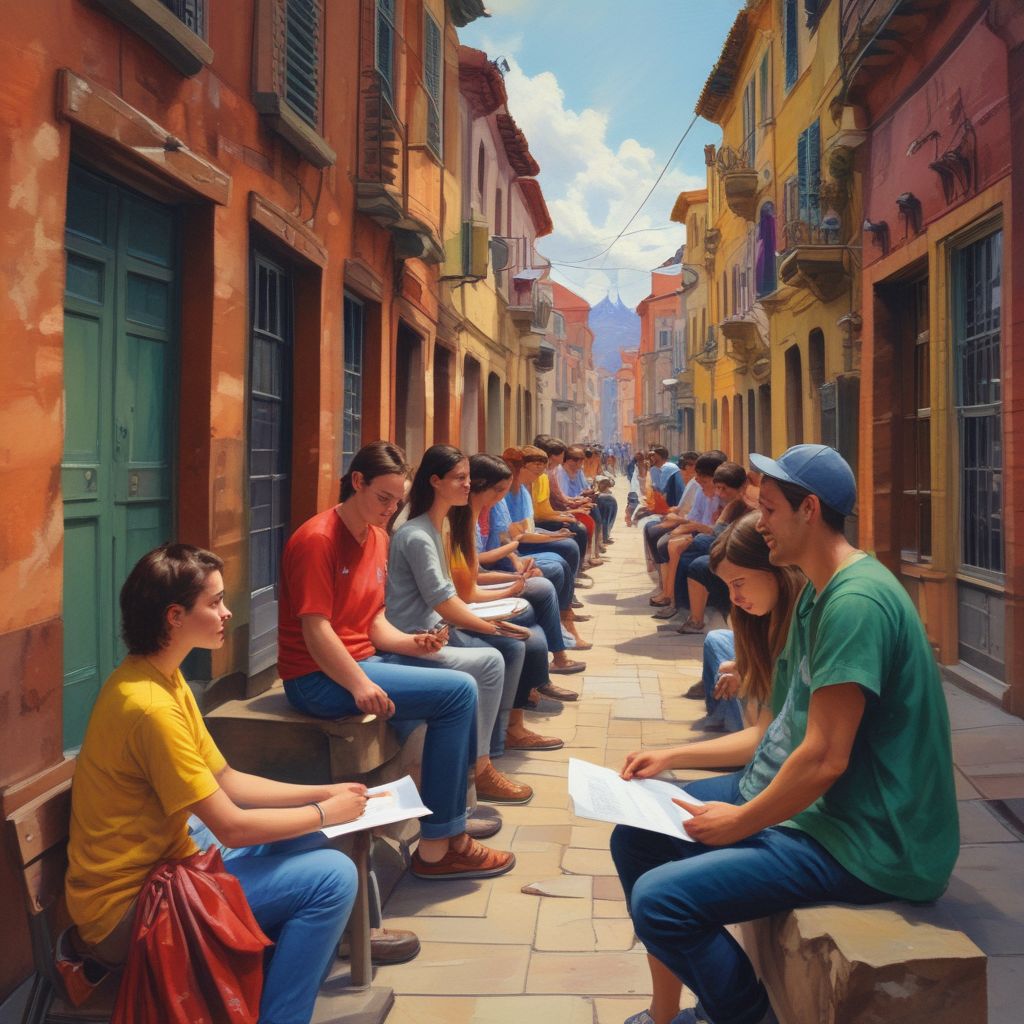 Cultural exchange among students during study abroad