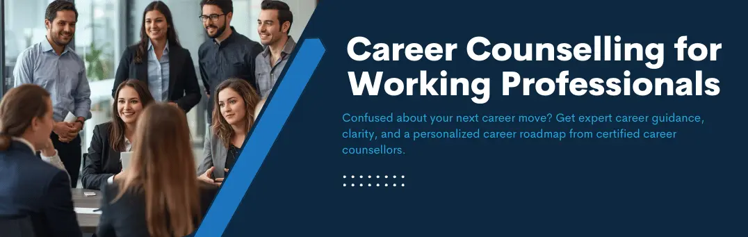 Career counselling session for working professionals planning career growth